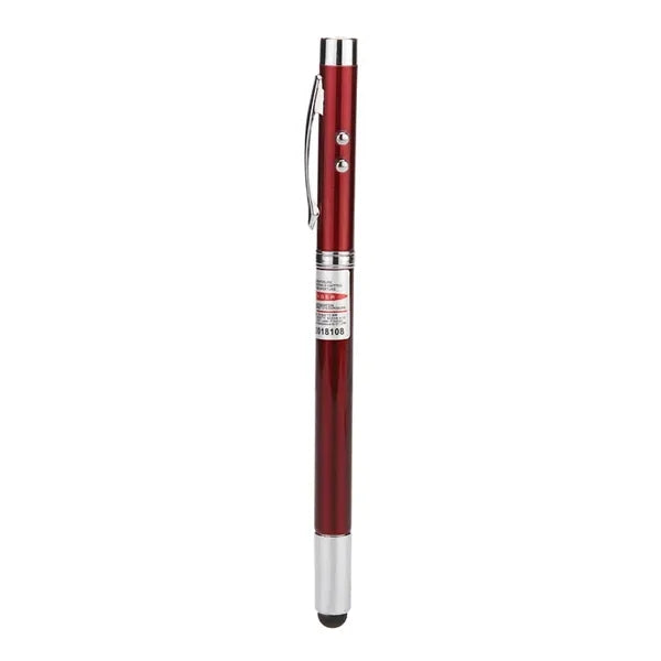 Metal Stylus Ballpoint Pen w/Laser&LED Light
