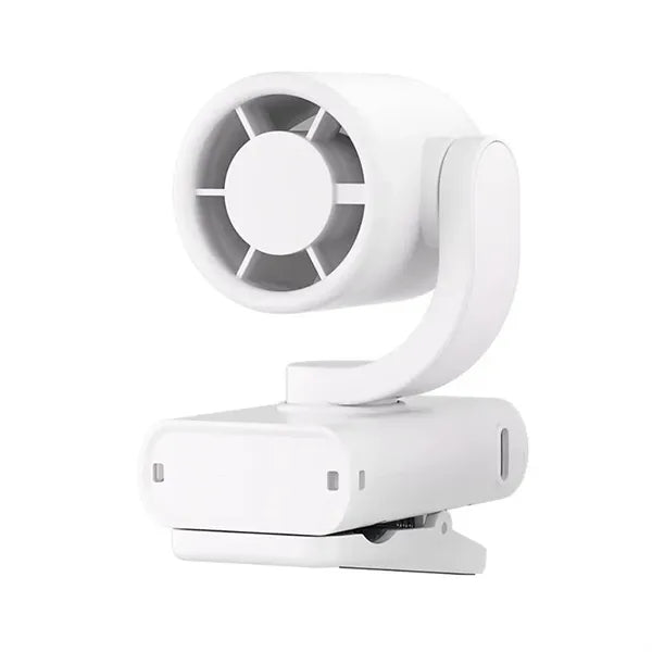 USB Rechargeable Clip Fan With Digital Display
