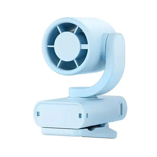 USB Rechargeable Clip Fan With Digital Display