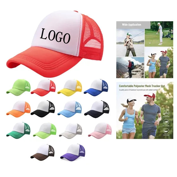 Advertising Mesh Baseball Travel Cap