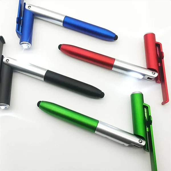 4-in-1 Ballpoint Pen / LED / Phone Stand / Stylus