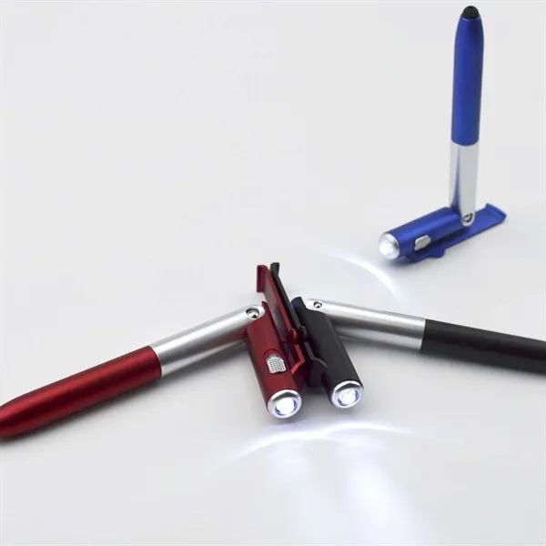 4-in-1 Ballpoint Pen / LED / Phone Stand / Stylus