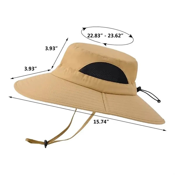 Large Brim Quick Dry Bucket Hat