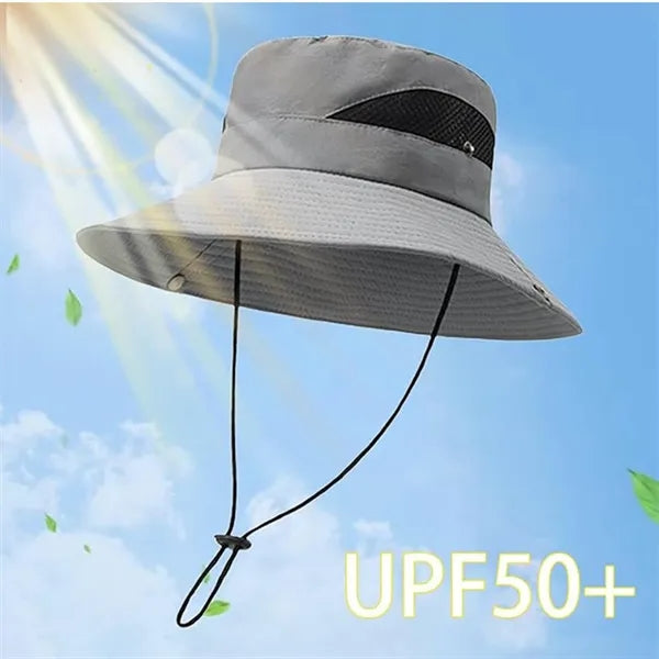 Large Brim Quick Dry Bucket Hat
