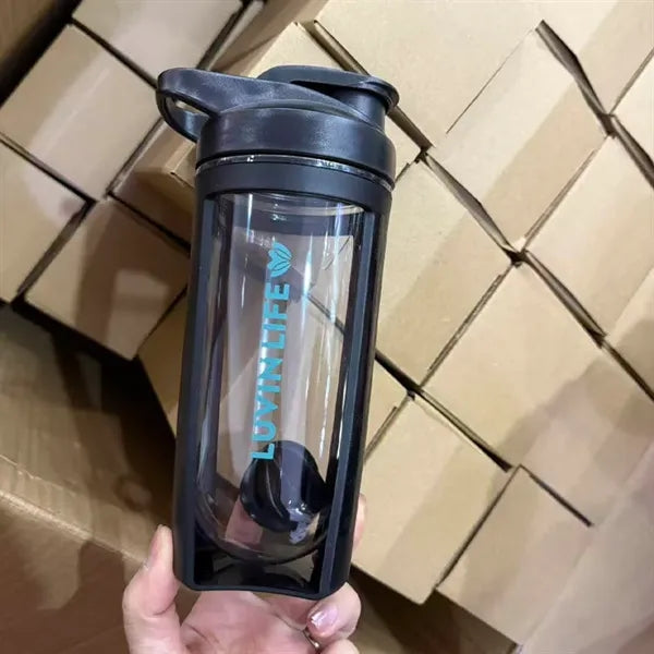 17 oz Shaker Bottle Protein Shakes Cup with Whisk Balls