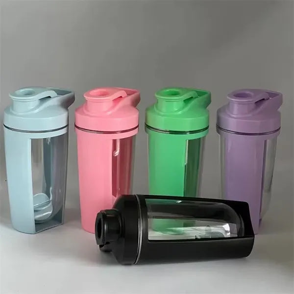17 oz Shaker Bottle Protein Shakes Cup with Whisk Balls