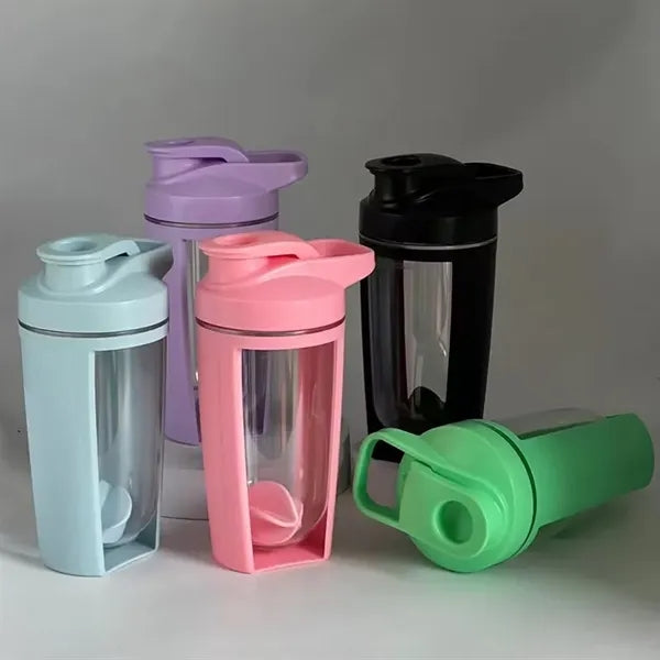17 oz Shaker Bottle Protein Shakes Cup with Whisk Balls