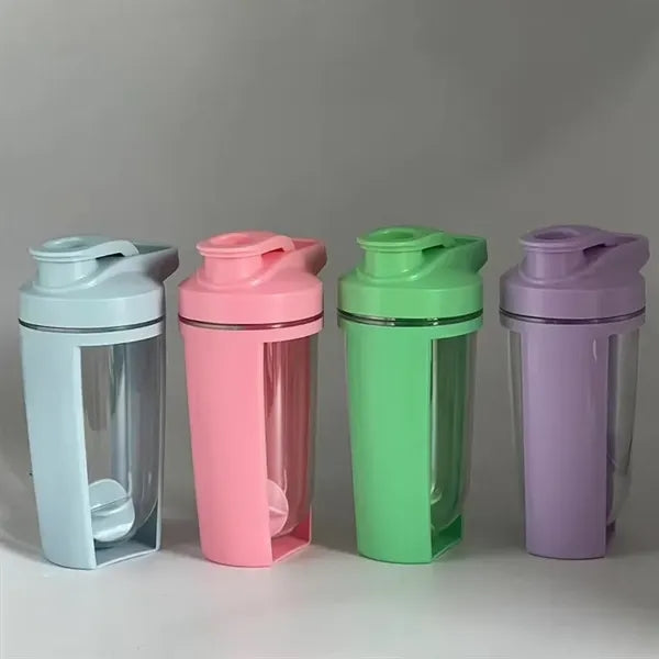 17 oz Shaker Bottle Protein Shakes Cup with Whisk Balls