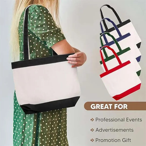 Canvas Tote Bag with Handles
