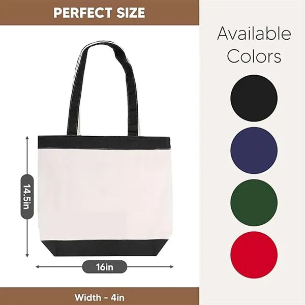 Canvas Tote Bag with Handles