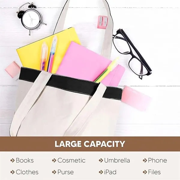 Canvas Tote Bag with Handles