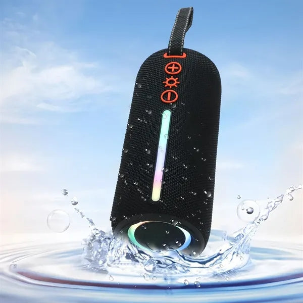 Portable Bluetooth Speaker with RGB Lights and Bass