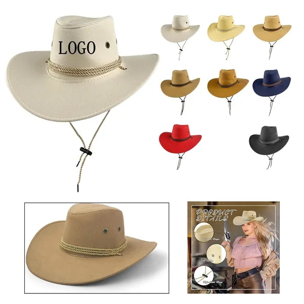 Classic Western Suede Cowboy Hat
