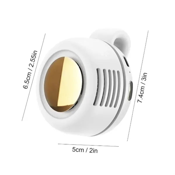 Portable USB Clip-on Mini Fan for Collar or Waist