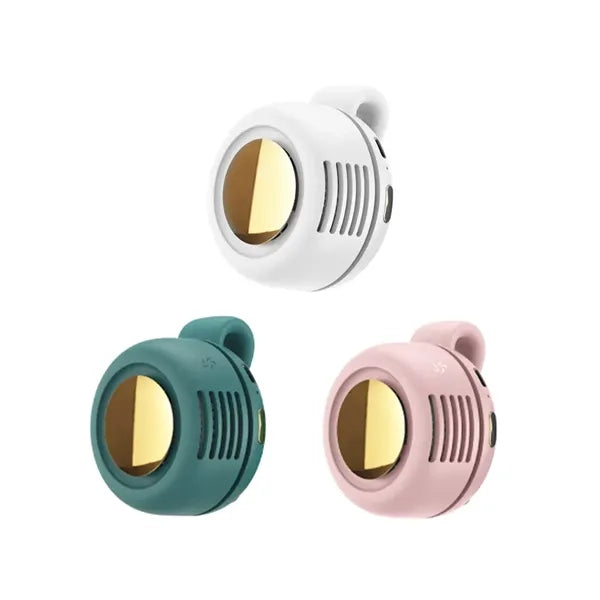 Portable USB Clip-on Mini Fan for Collar or Waist