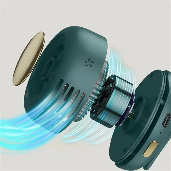 Portable USB Clip-on Mini Fan for Collar or Waist