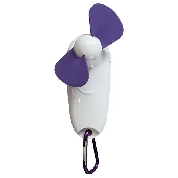 Handheld Clip Fan with LED Flashlight