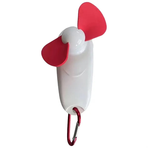 Handheld Clip Fan with LED Flashlight