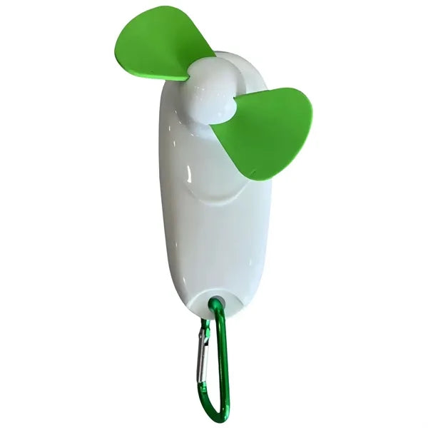 Handheld Clip Fan with LED Flashlight