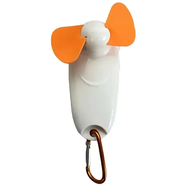 Handheld Clip Fan with LED Flashlight