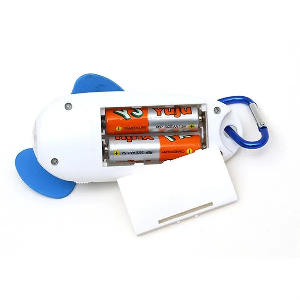 Handheld Clip Fan with LED Flashlight