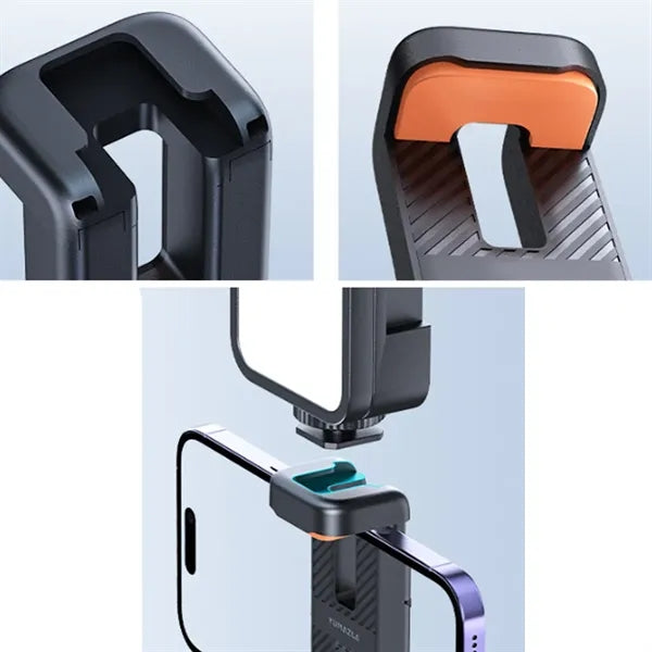 Flexible Tripod with Phone Holder and Bluetooth Remote