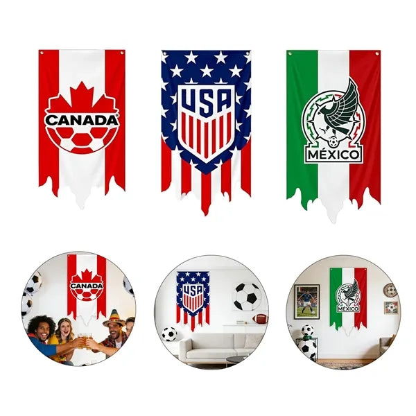World Cup and Major Event Cheering flag banner