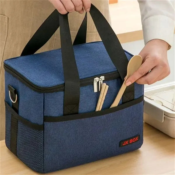 Insulated Lunch Bag, Thermal Cooler Tote for Food Storage