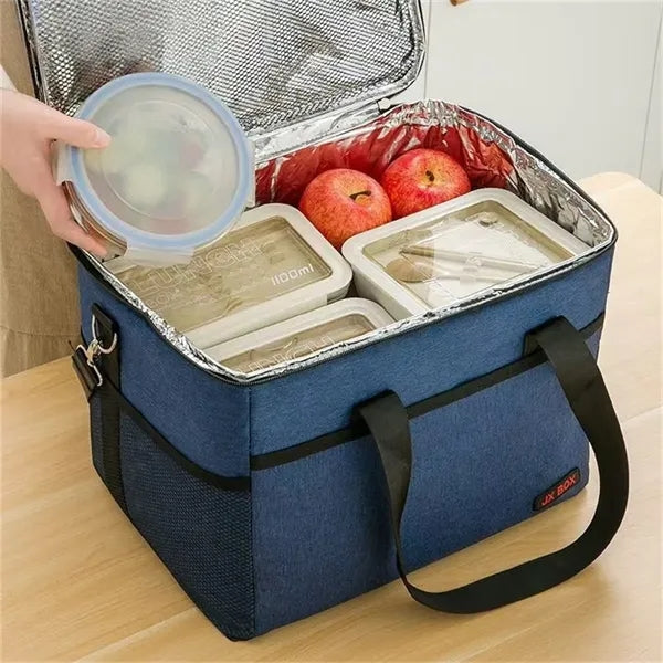 Insulated Lunch Bag, Thermal Cooler Tote for Food Storage