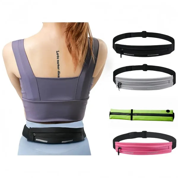 Reflective Running Belt, Slim Waist Pack for Sports
