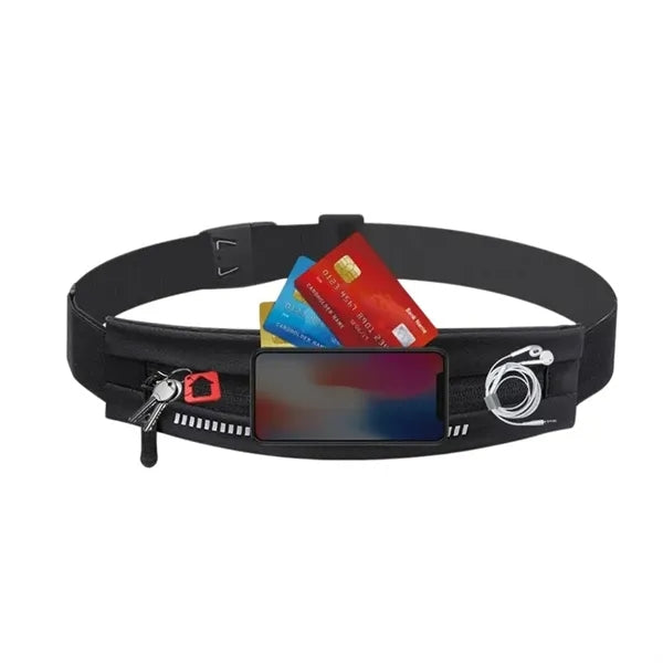 Reflective Running Belt, Slim Waist Pack for Sports