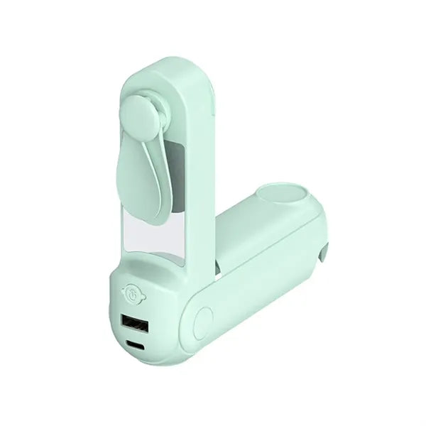 Rechargeable Mini Handheld Fan, 5-in-1 Foldable Personal Fan