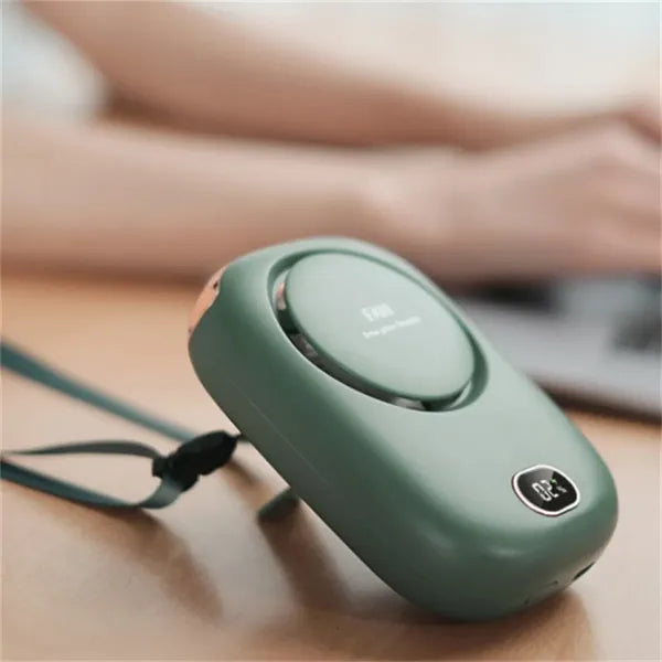 Hands-Free Neck Fan, 2000mAh USB Rechargeable Wearable Fan