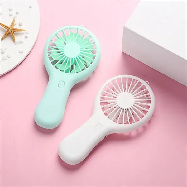 USB Rechargeable Handheld Mini Fan, Portable Pocket Fan