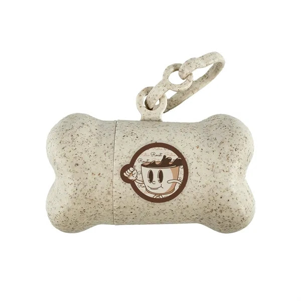 Eco-Friendly Bone Dispenser w/ Compostable Bags - Full Color