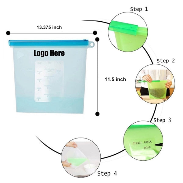 13" Silicone Fresh Food Pouch