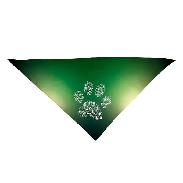 Small Full Color Sublimated Triangle Pet Bandana