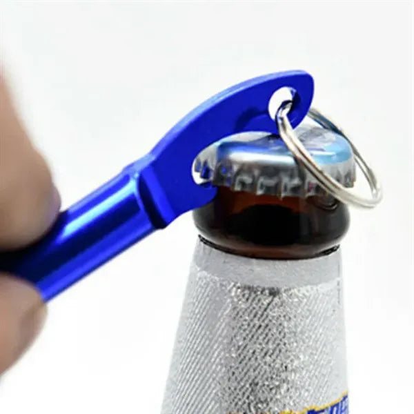 Aluminum Whistle Bottle Opener Key Ring