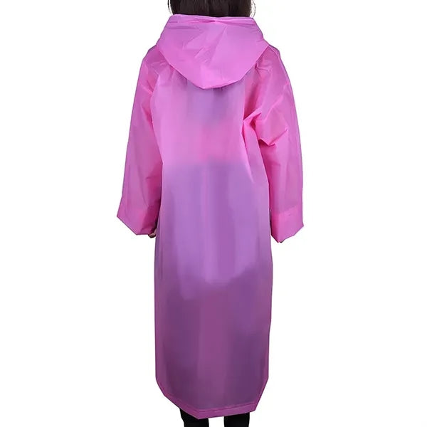 Packable Lightweight Rain Jacket With Hood