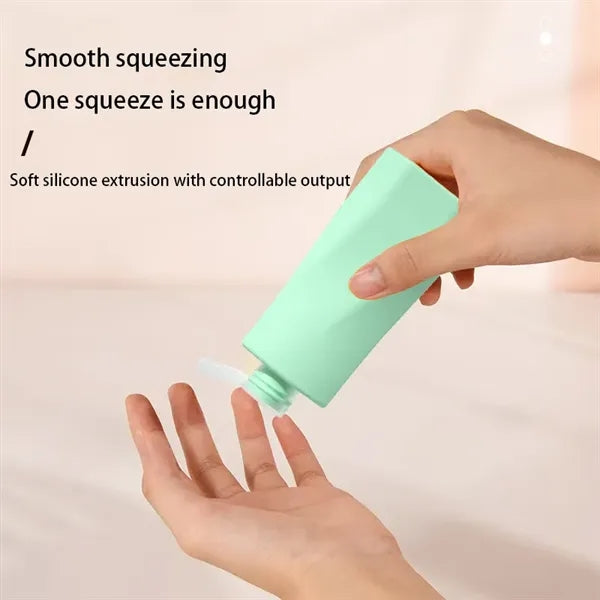 4-In-1 Silicone Travel Cosmetic Sub-bottle Set