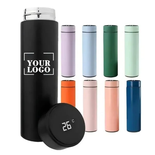 17 Oz. LED Temperature Display Water Cup