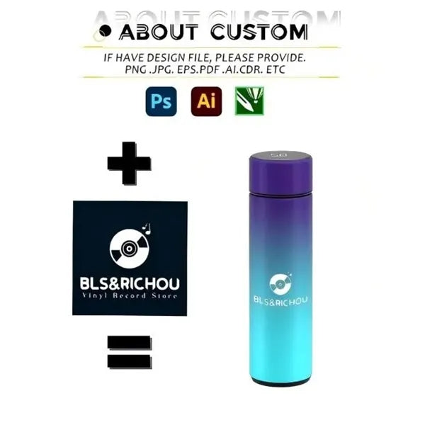 17 Oz. LED Temperature Display Water Cup