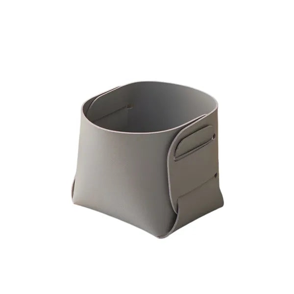Leather Pen Holder Storage Basket
