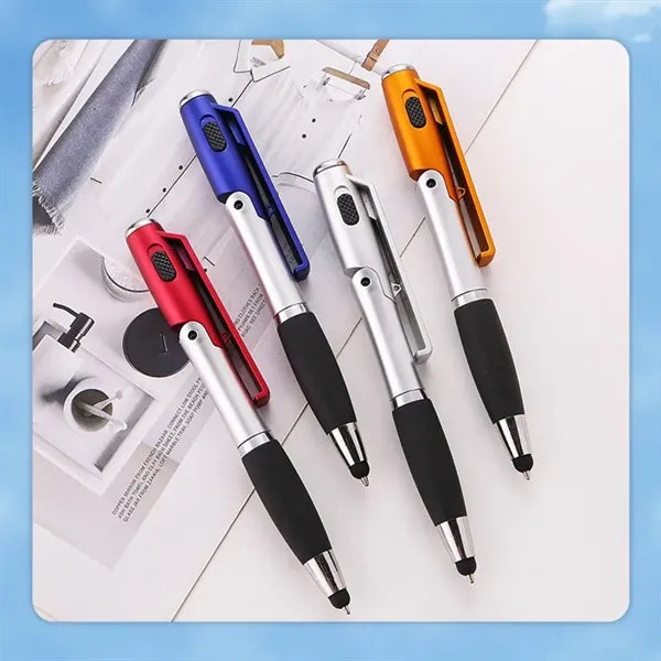 Versatile Foldable Phone Holder Writing Stylus Pen