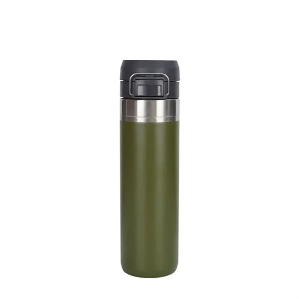 Stainless Steel Vacuum Insulated Water Bottle with Flip Top