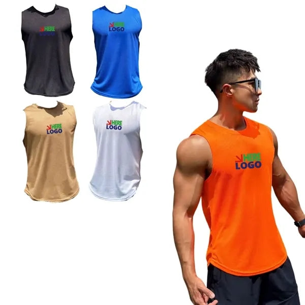 Men's Workout Breathable Sleeveless Tank shirts