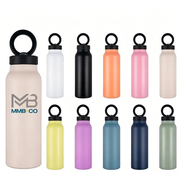 24oz Sports Water Bottle with Magnetic Lid