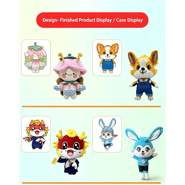 DIY Plush Dolls & Attachable Bag Customization