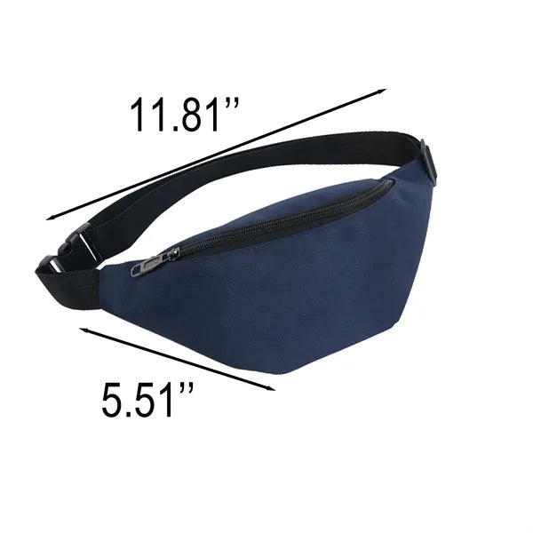 Oxford Waist Bag Crossbody Sling Fanny Pack Travel Outdoor