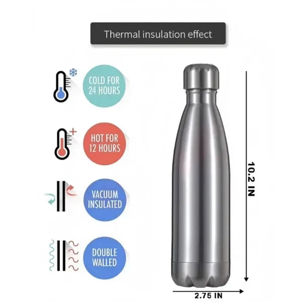 17 Oz Stainless Steel Insulated Bottle